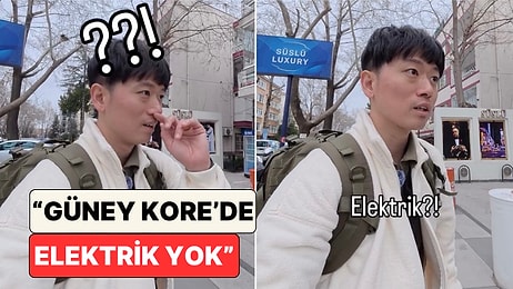 Bir Amca Güney Koreli Turisti Ülkesinde Elektrik Olmadığına İkna Etti
