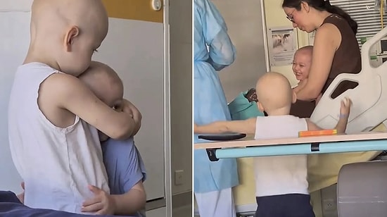 Heartwarming Moment: Two Kids Speaking Different Languages Comfort Each Other in Hospital