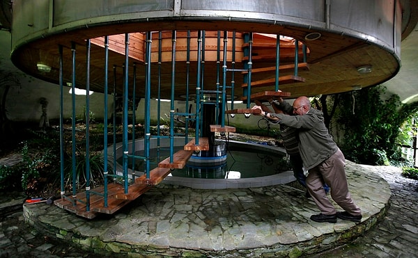 It features a swimming pool, a winter garden, and an observatory dome.