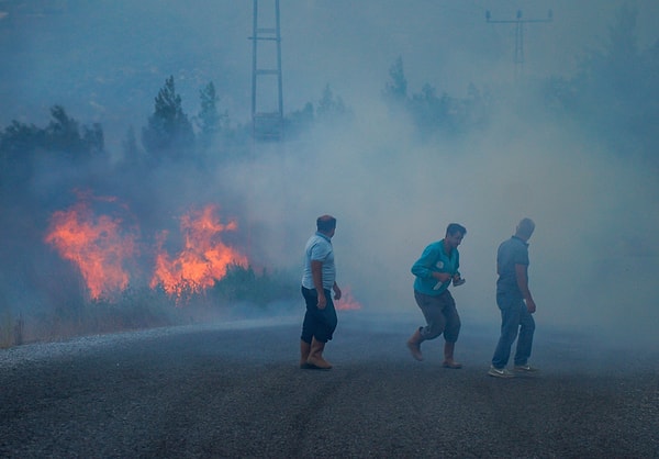 Antalya’nın Alanya ilçesinde dün akşam saatlerinde çıkan orman yangınına, sabahın ilk ışıklarıyla birlikte yeniden havadan müdahale başladı. Yangın nedeniyle 3 mahallede 45 konut tahliye edildi.