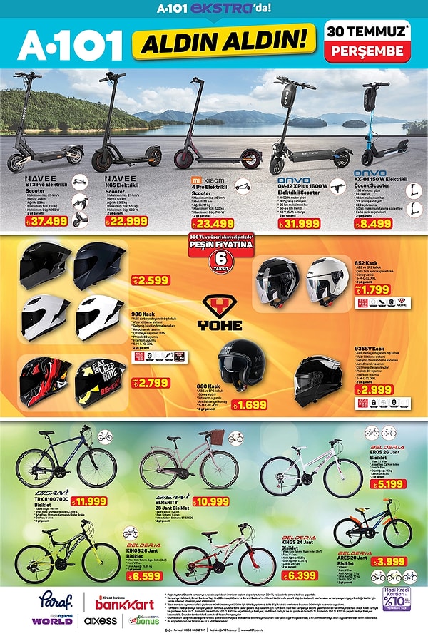 Elektrikli Scooter ve Bisiklet Modelleri