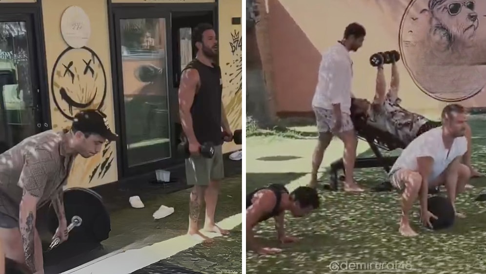 Barış Arduç, Engin Öztürk and Kaan Yıldırım Team Up for Workout That Has Everyone Talking