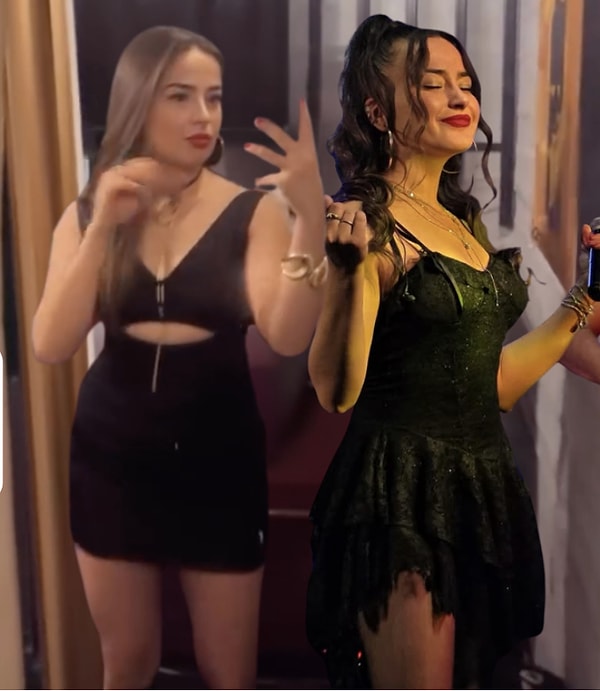 Berna Karagözoğlu, who is now 25 years old, made headlines last year with her stage performance at an entertainment venue.