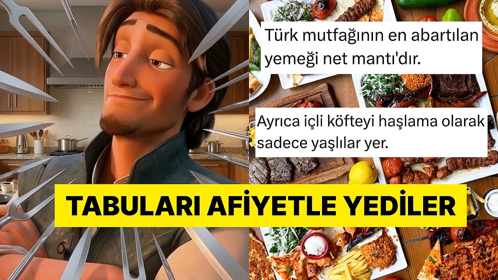 Yemekler ve Gastronomi Üzerine Linç Edileceği Fikirlerini Açıklayan Kişiler