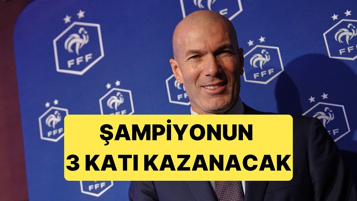 Fransa'ya İmza Atan Zinedine Zidane'ın Alacağı Yüksek Maaş Dikkat Çekti