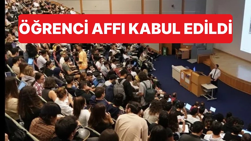Binlerce Kişinin Beklediği Öğrenci Affı Meclisten Geçti: Bazı Kişiler İkinci Kez Aftan Yararlaancak