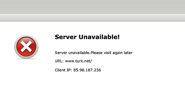 Kullanıcılar “Server Unavailable” Hatasını Paylaştı