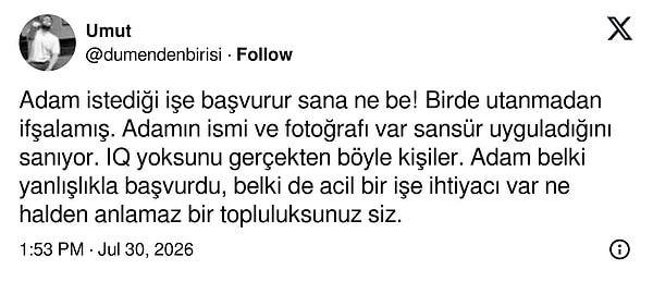 Tepkiler de gecikmedi.