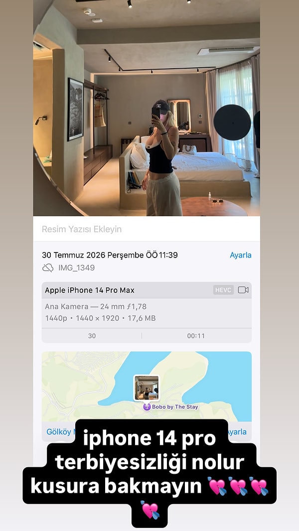 Moreover, he also shared the information (EXIF) display of the photos he posted, revealing to his followers which device was used to take the photos and their technical details.