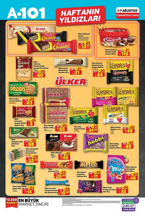 Ülker Çikolatalı Gofret 35 g / 36 g 13,50 TL