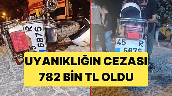 Trafik Polisi Plakadaki Bant Oyununu Yakaladı ve Sürücüye 782 Bin TL Ceza Kesti