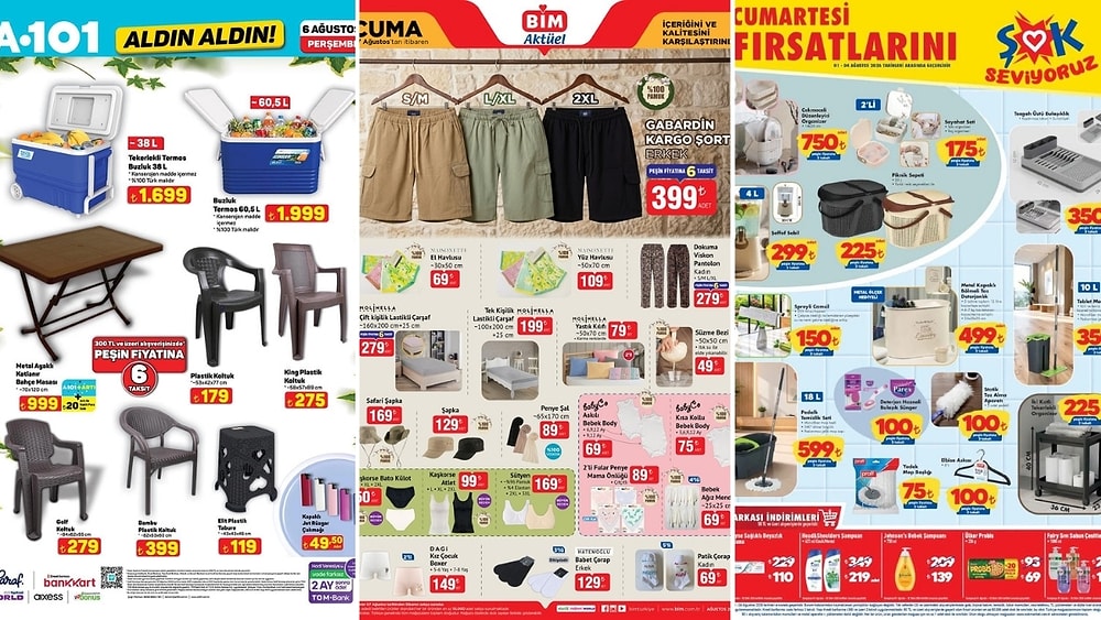 İndirim Günleri Başlıyor! 1 - 7 Ağustos Haftasında A101 ve BİM Aktüel Ürünler Listesinde Ne Var?
