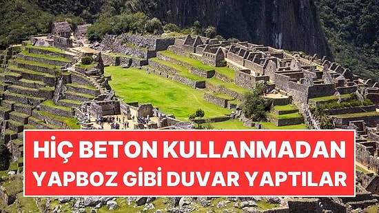 Dev Taşları Yapboz Gibi Birleştirerek Duvar Yaptılar! Hiç Beton Kullanılmadı