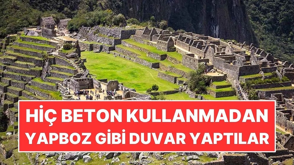Dev Taşları Yapboz Gibi Birleştirerek Duvar Yaptılar! Hiç Beton Kullanılmadı