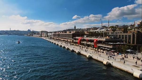 Galataport ve Karaköy Sahil Yolu - İstanbul