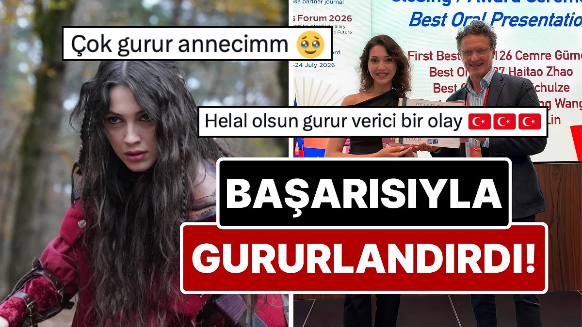 Kuruluş Osman oyuncusu Cemre Gümeli Oxford Üniversitesi'nden ödülle döndü