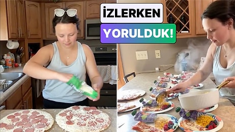 Bir İçerik Üreticisi Anne 12 Çocuğu İçin Hazırladığı Yemeği Paylaştı