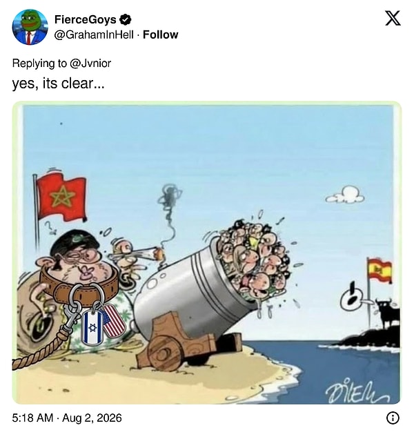 Elbette mesele son dönemde İspanya'da yaşanan göç dalgasına da geldi.