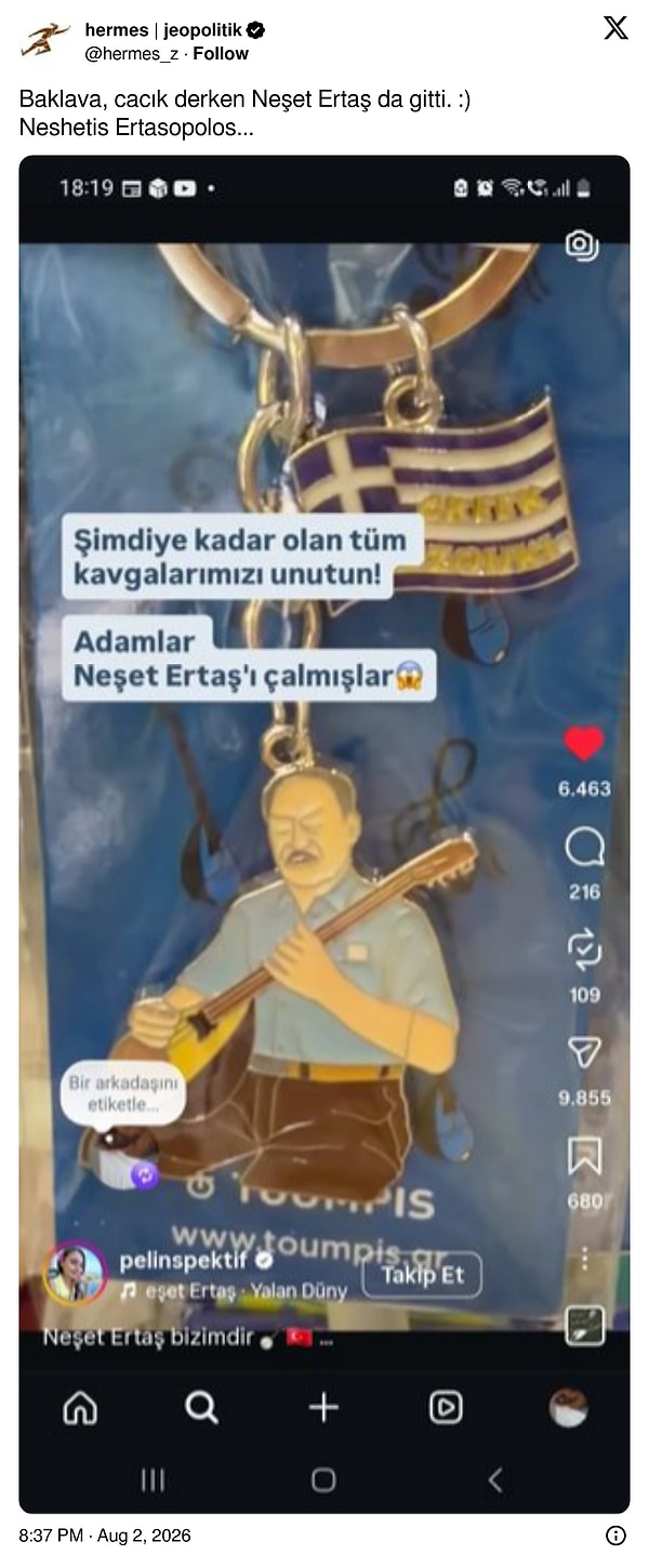 Paylaşım şöyleydi: