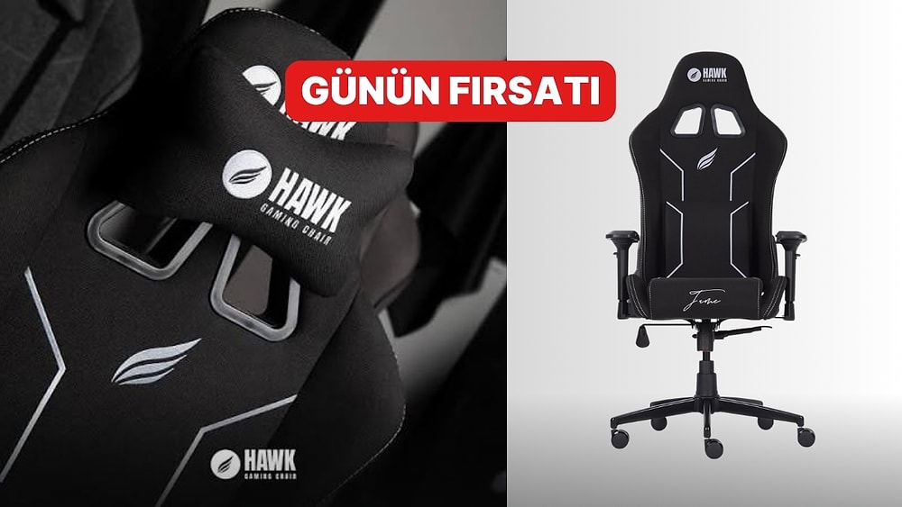 Günün Fırsatı: Hawk Chair Fame Silver Kumaş Oyuncu Koltuğu İndirimde!
