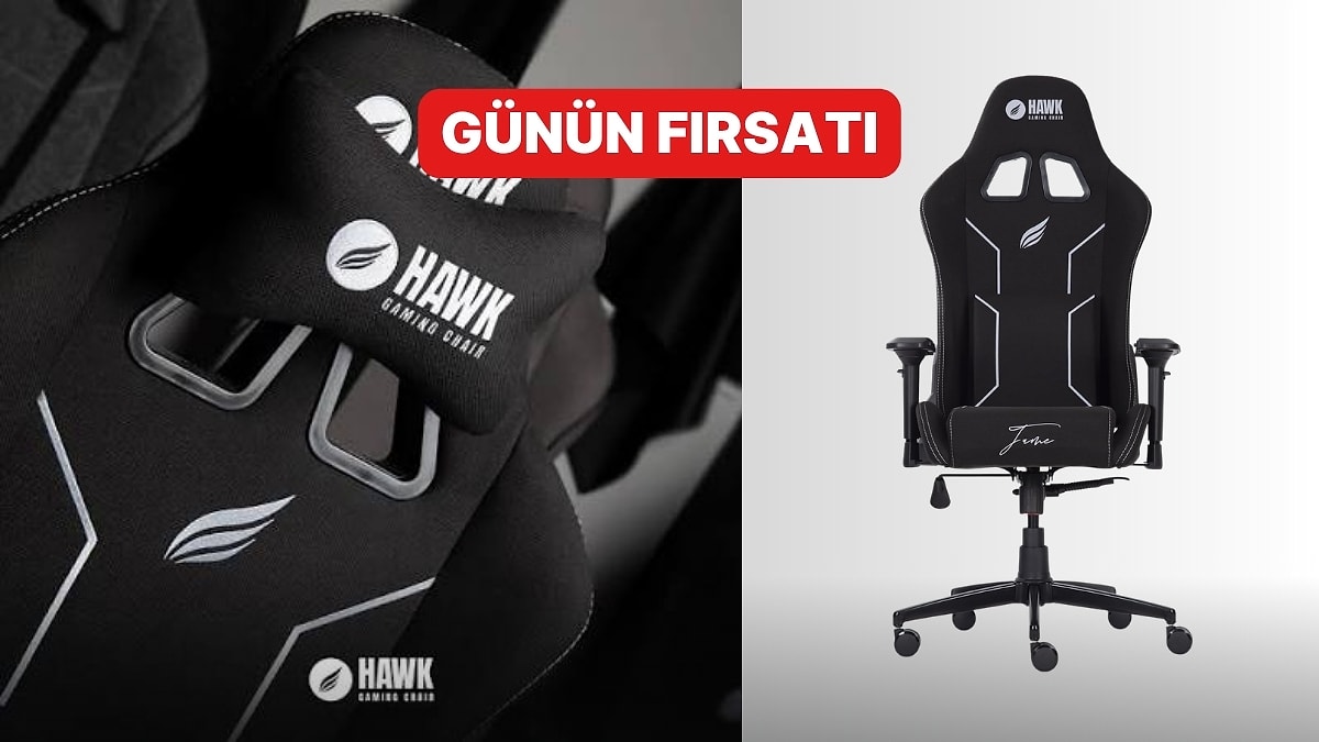Günün Fırsatı: Hawk Chair Fame Silver Kumaş Oyuncu Koltuğu İndirimde!