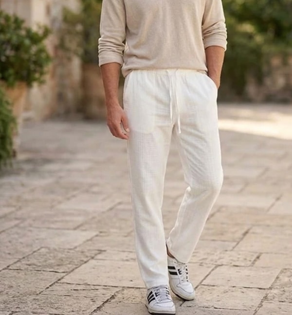 Rodi erkek jogger keten pantolon sepete özel fiyatla 1.900,00 TL yerine net 665,00 TL!