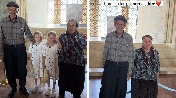 Anıtkabir’i çocuklarıyla ziyaret ettiler