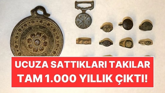 İkinci El Mağazasında Ucuza Sattıkları Takılar 1.000 Yıllık Çıktı