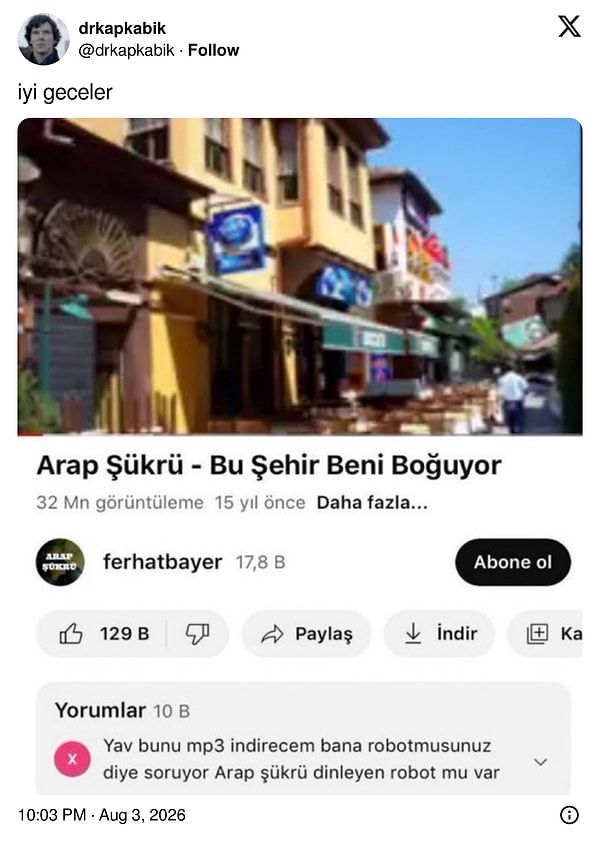 İnternet tarihinin en efsane yorumlarından...