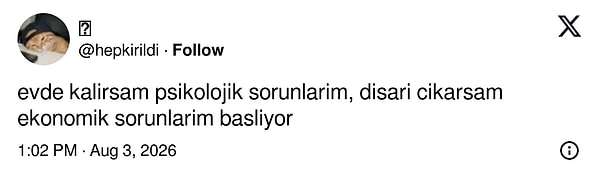 Şöyle de bir durum var.