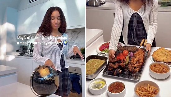 Culinary Tour: Content Creator Earns High Praise After Cooking Full Turkish Menu