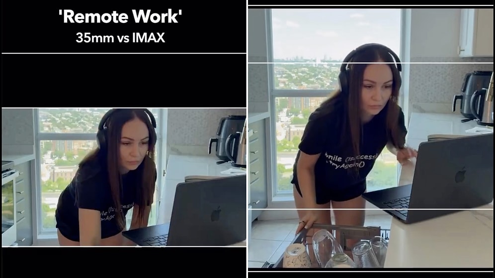 Cinema Meets Reality: Creator Shows Work From Home Life in 35mm and IMAX Formats