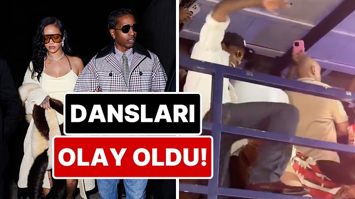 Rihanna ve ASAP Rocky'nin Dans Ettiği Görüntüler Sosyal Medyayı Salladı