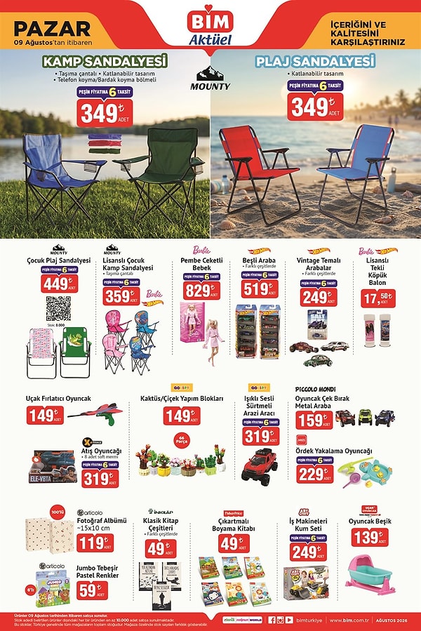 Mounty Kamp Sandalyesi 349 TL