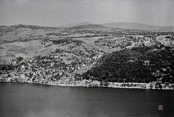 1940’larda Boğaz’dan Kuzguncuk’a bakış