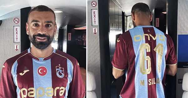 Salah Trabzonspor'a imza atınca yeni sezon formaları büyük talep gördü.