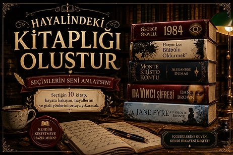 Kitaplığını Oluştur, Hayata Nasıl Baktığını Söyleyelim: Seçtiğin 10 Kitap Karakterini Ele Verecek!