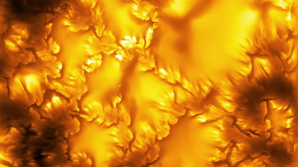 Whirlpools Resembling the "Starry Night" Painting