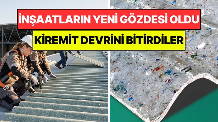 İnşaatların Yeni Favorisi Oldu: Çatılarda Kiremit Devrini Tek Bir Malzemeyle Bitirdiler