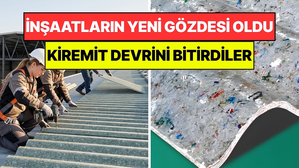 İnşaatların Yeni Favorisi Oldu: Çatılarda Kiremit Devrini Tek Bir Malzemeyle Bitirdiler