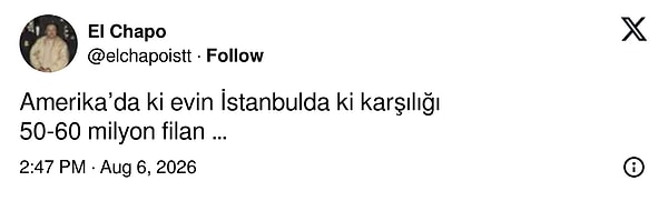 İstanbul kıyası yapan da...
