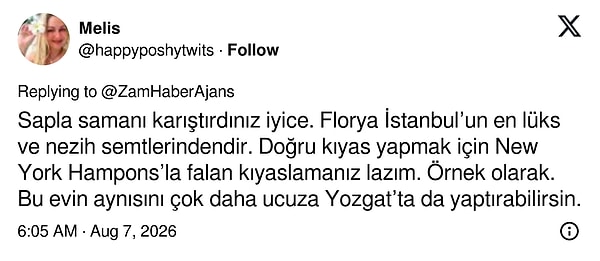 Kıyası yanlış bulanlar oldu.
