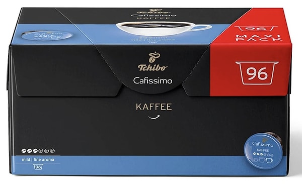 Tchibo Cafissimo Coffee Fine Aroma 96'lı kapsül kahve %28 indirimle 2.149,00 TL yerine net 1.549,00 TL!