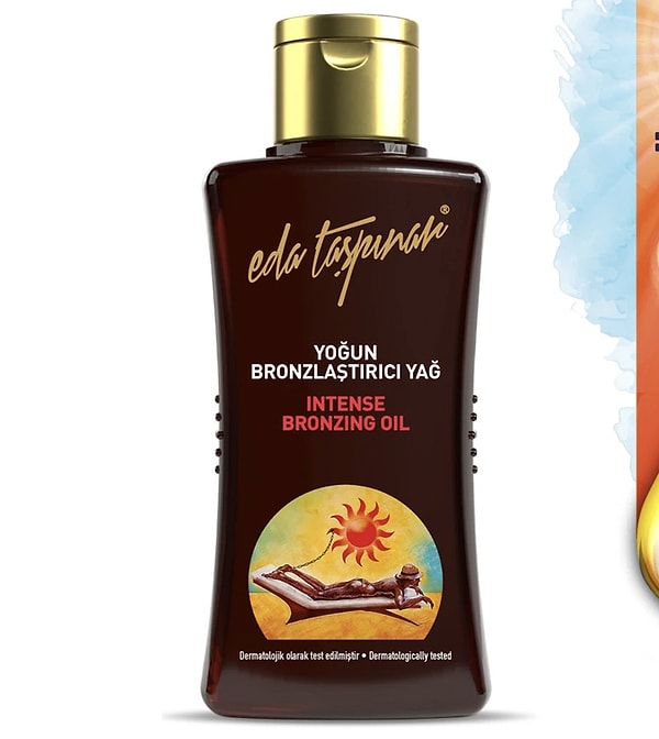 Eda Taşpınar yoğun bronzlaştırıcı yağ ve diğer ürünlerinde 2 al 1 öde fırsatı!