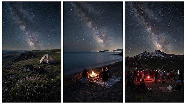 2026'da Perseid İçin Etkinlik Düzenlenen Şehirler