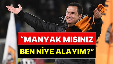 Acun Ilıcalı'dan Transfer Önerilerine Net Yanıt: "Manyak Mısınız Siz Ya?"