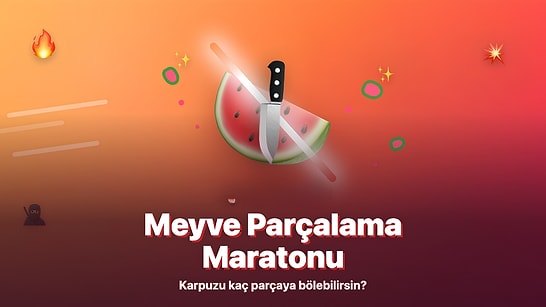 Reflekslerine Güvenenlere: Karpuzu En Fazla Kaç Dilime Bölebilirsin?