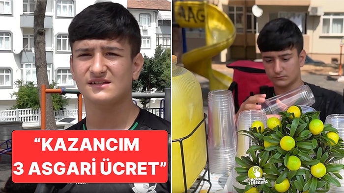 Sakarya'da Limonata Satıp iPhone 15 Alan Genç Girişimci Günlük Kazancını Paylaştı