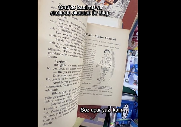 Kitabın sayfaları incelendiğinde, sokakta yürüme adabından misafir ağırlamaya, hediye alıp vermekten toplum içinde nasıl davranılması gerektiğine kadar son derece detaylı rehberler göze çarpıyor.