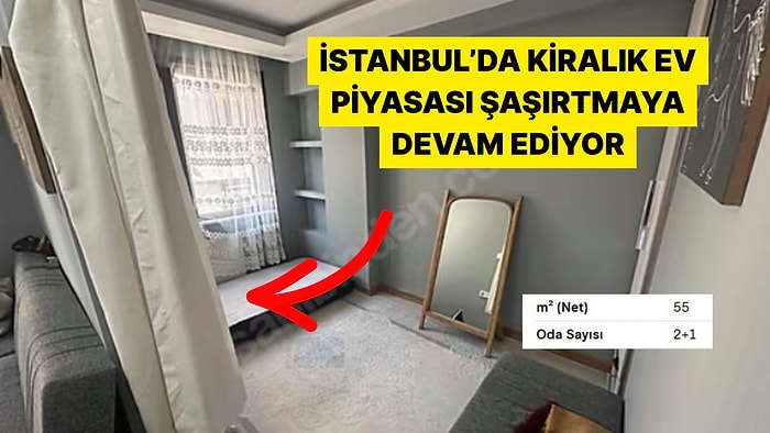 Salona Perde Çekerek Dairesini 2+1'e Dönüştürdüğünü Sanan Ev Sahibi Tepki Çekti